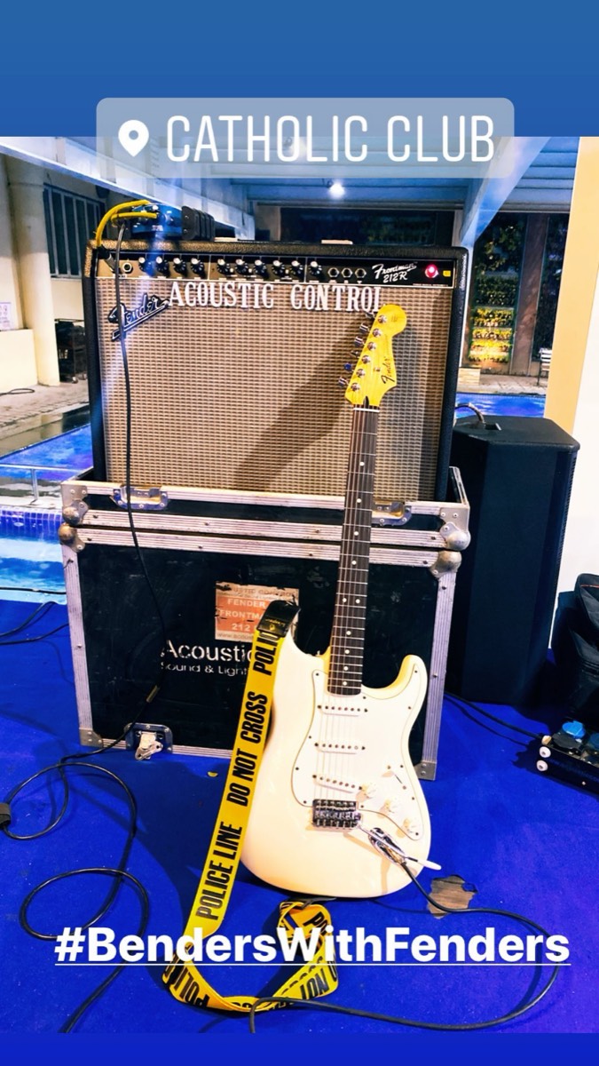 Fender Frontman 212R with Strat
