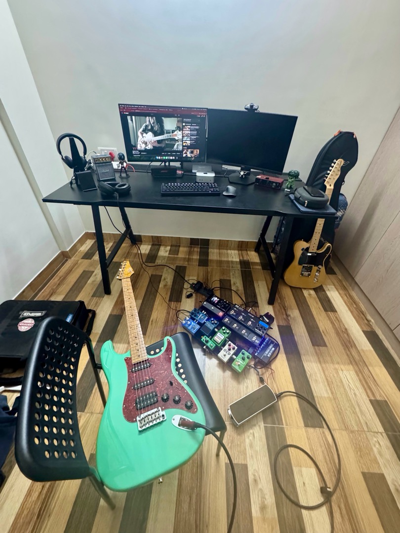 My Home Setup with the Final Pedal Board