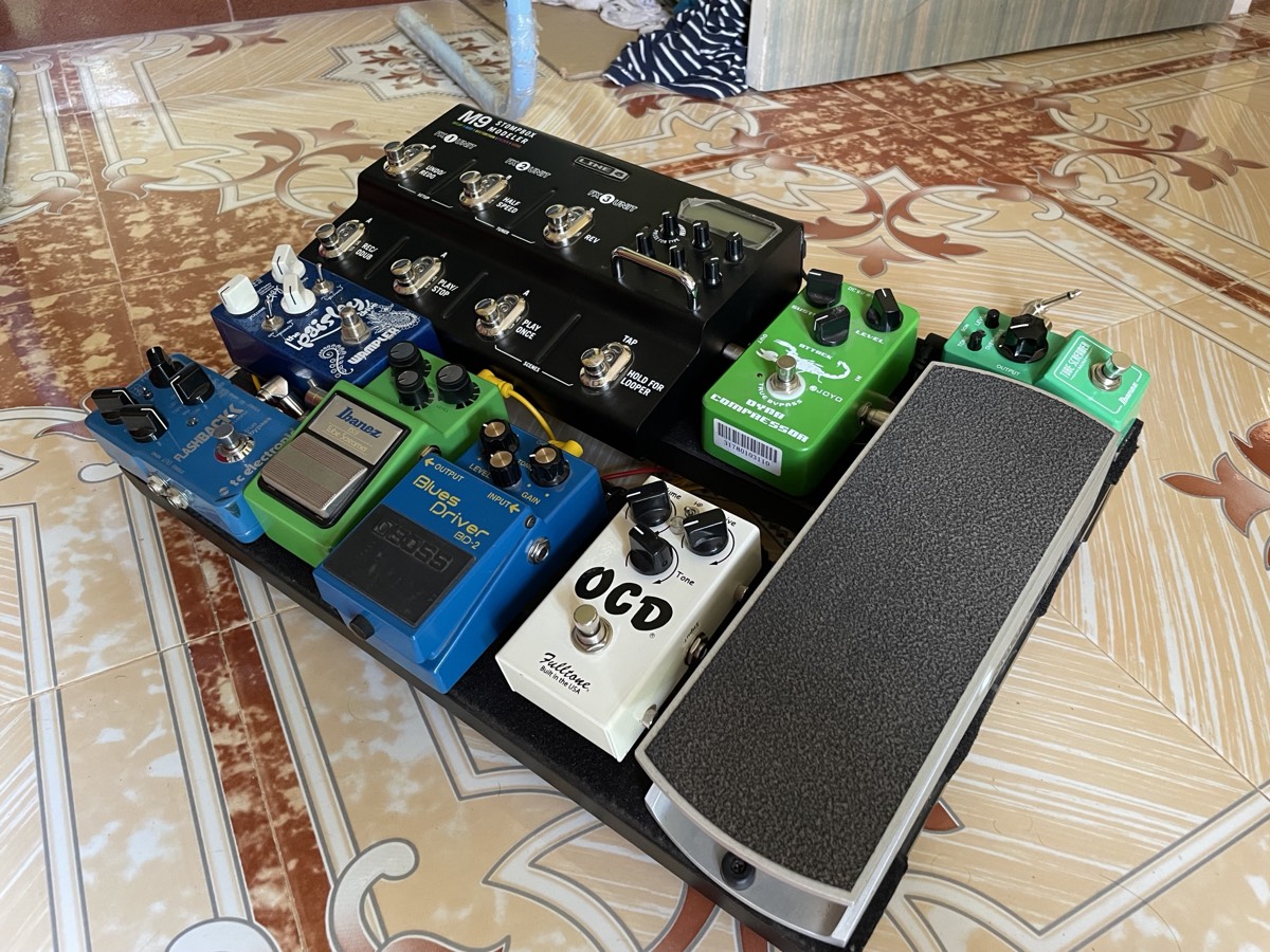 The Initial Pedalboard